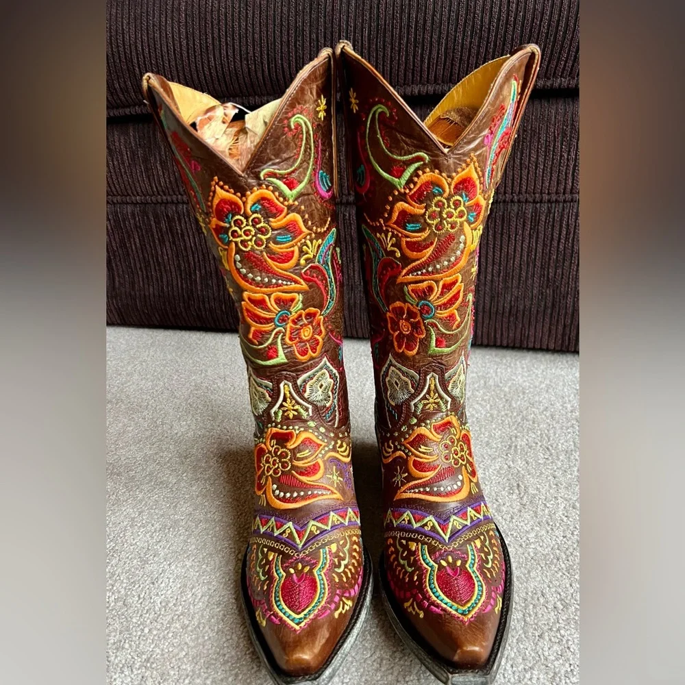 NEW Old Gringo 9.5 B Olivia Embroidered Western Cowboy Boots  Mothers Day gift - Picture 10 of 10
